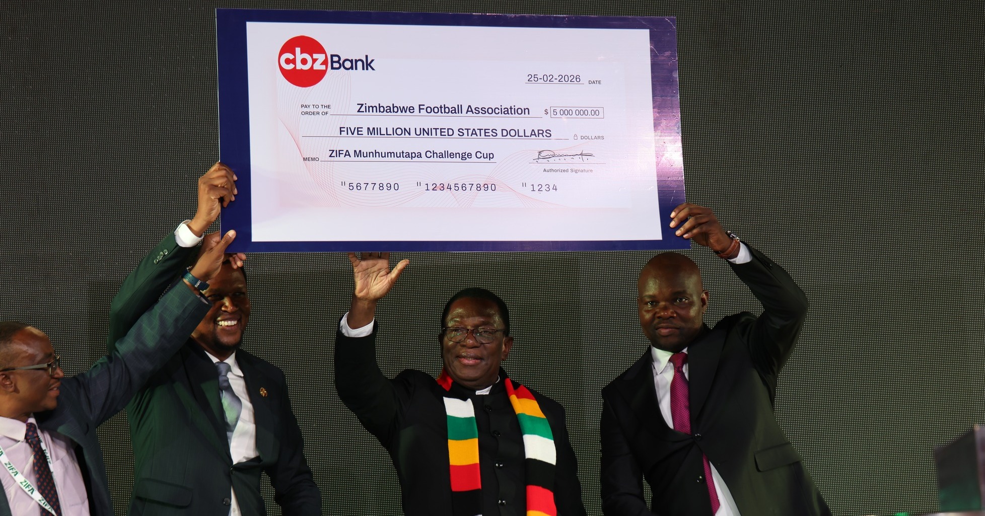 Mnangagwa Launches ZIFA Munhumutapa Challenge Cup