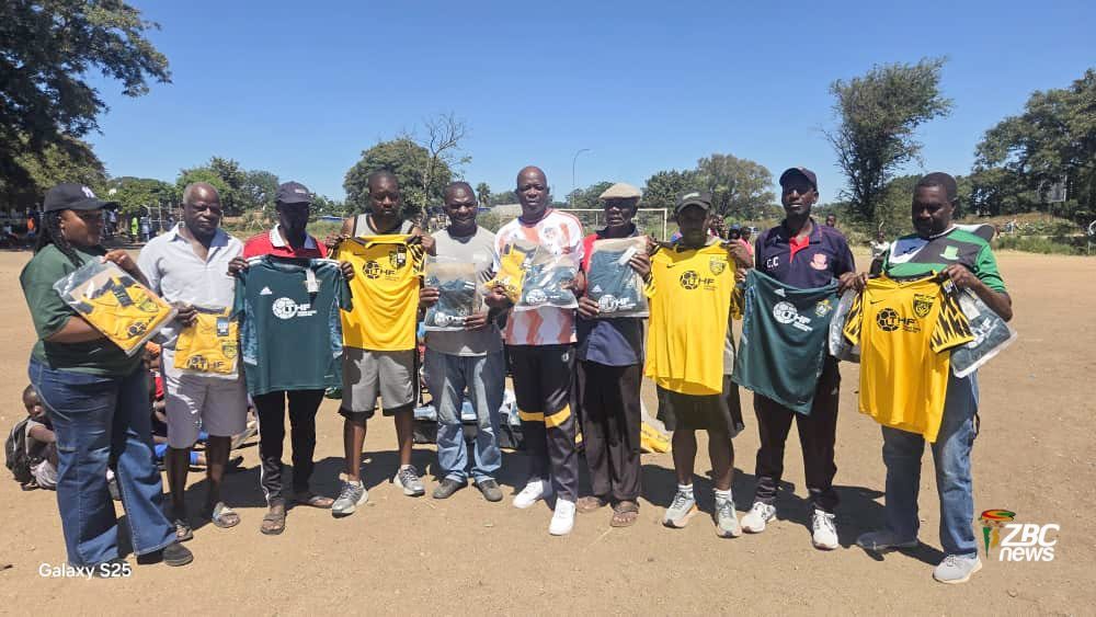 Teenage Hadebe Donates Football Kits To Makokoba Youth Teams