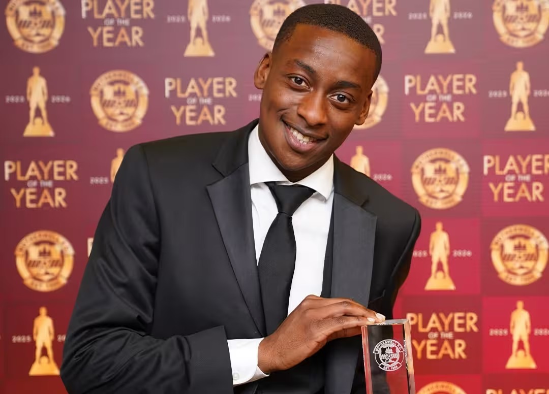 Maswanhise Wins Young Player Of the Year And Golden Boot At Motherwell