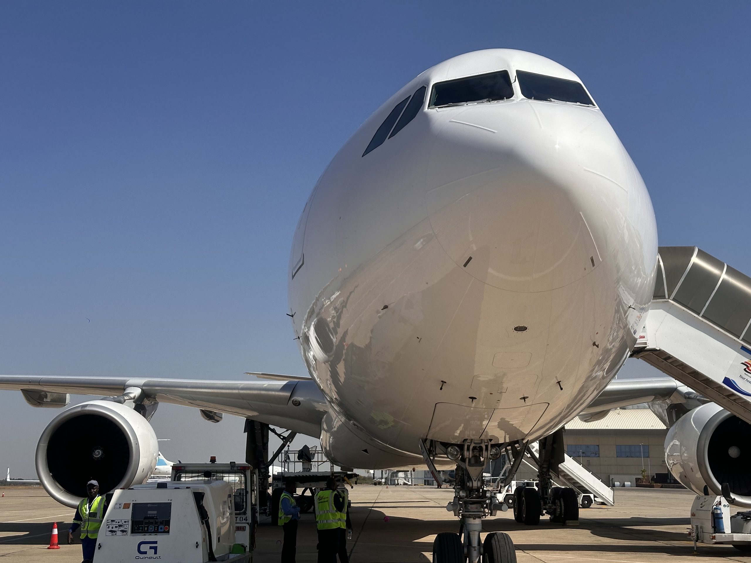 It’s Not Air Zimbabwe Flying To London, But A Spanish Charter With A Zimbabwean Sticker