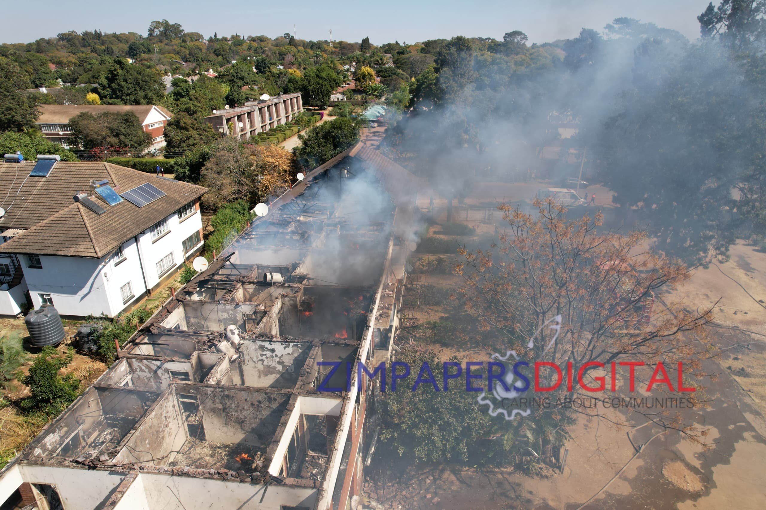 UZ Avondale Staff Housing Damaged In Fire, 12 Families Displaced