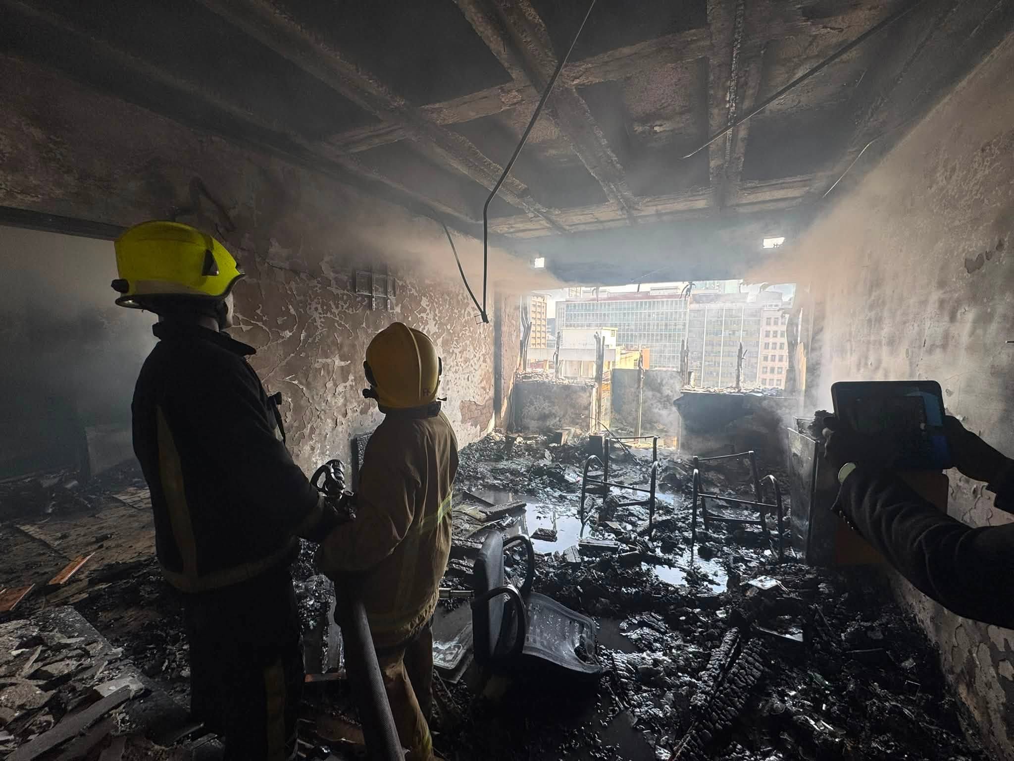 Property Worth Thousands Lost As Fire Guts Two Offices At Regal House In Harare CBD