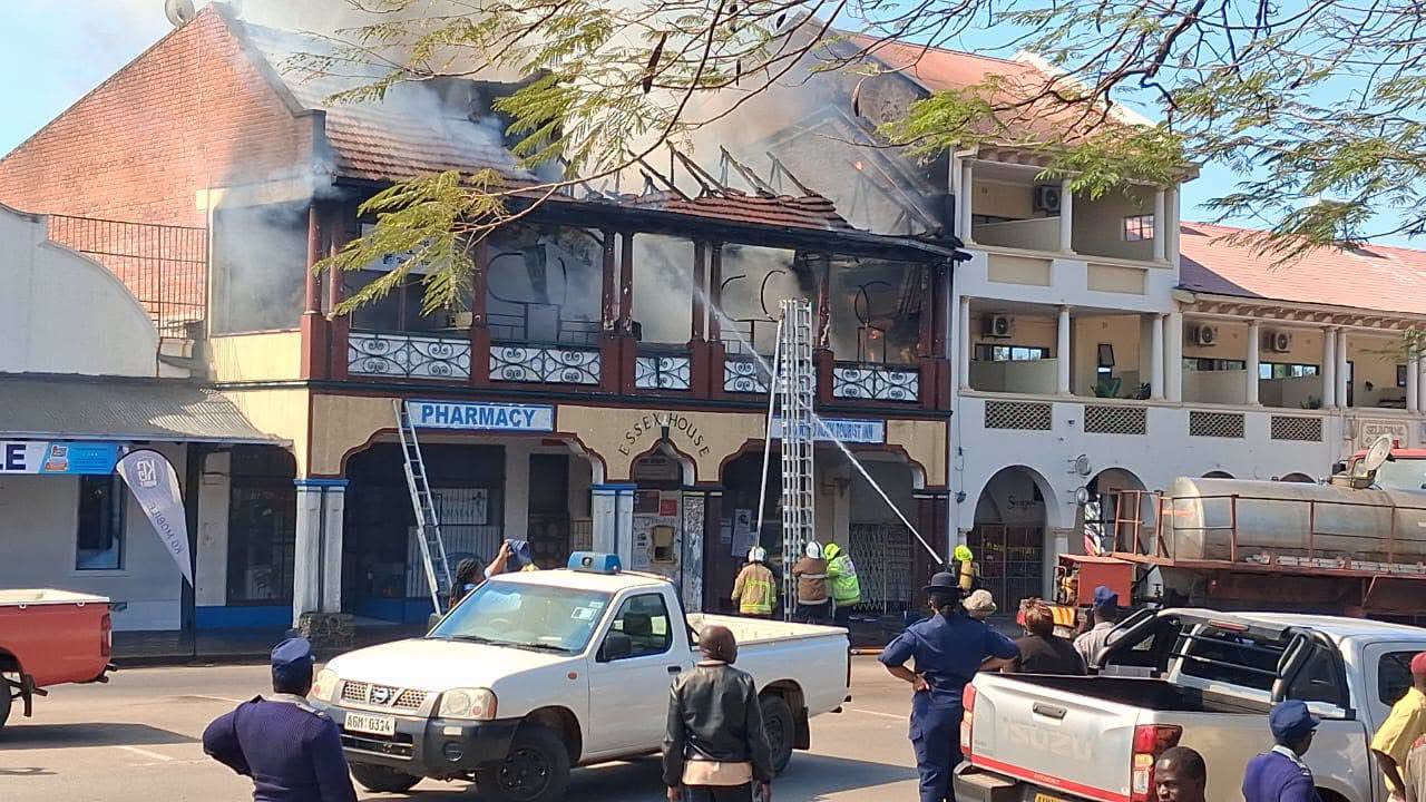 Woman escapes Bulawayo building fire by jumping from first floor