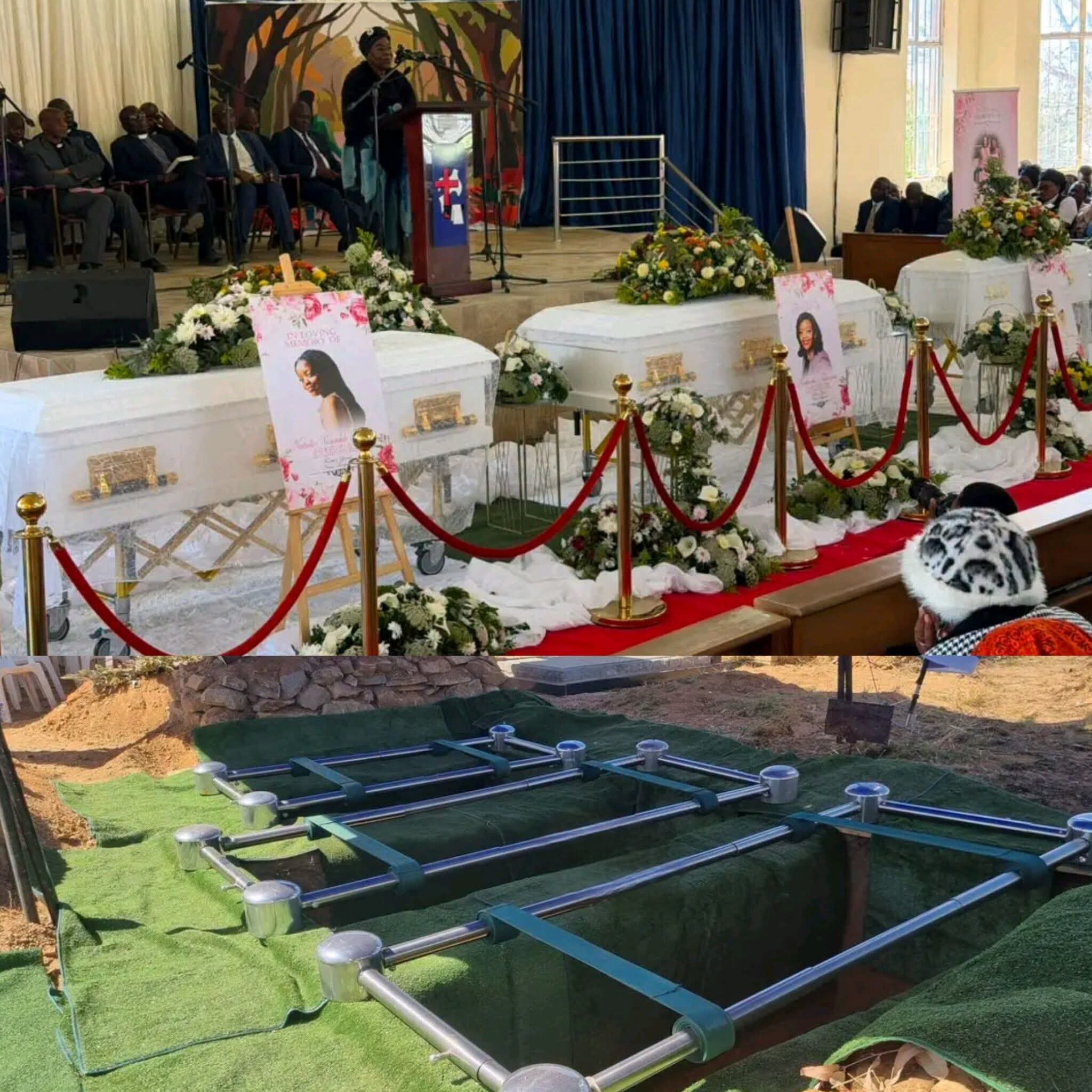 Zimbabwean Mother And Two Daughters Found Dead In UK Laid To Rest In Bulawayo