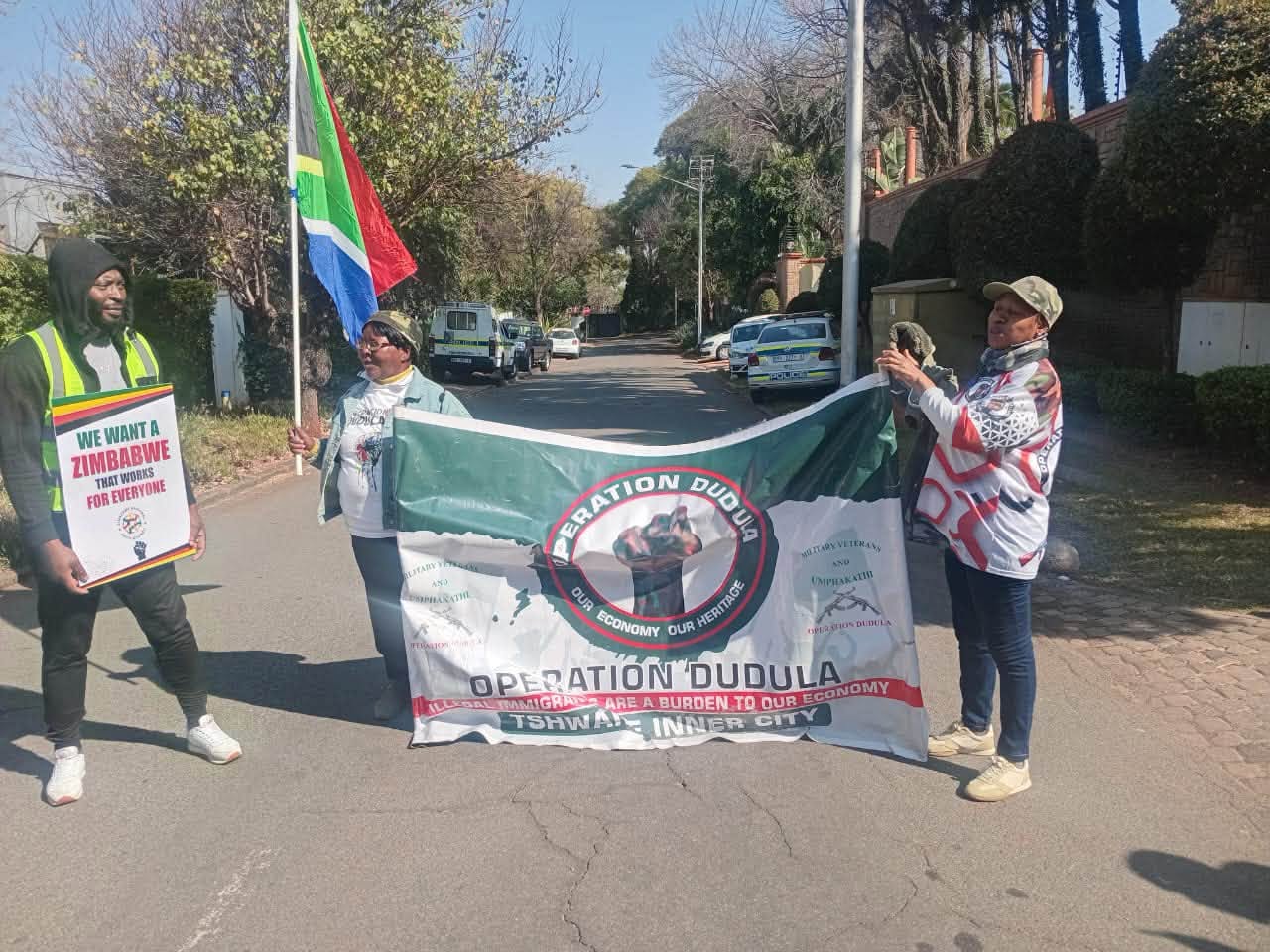 Ngobese Zuma Says Zimbabweans Must “Go Back And Enjoy Their Government” After Low Turnout At Embassy Protest