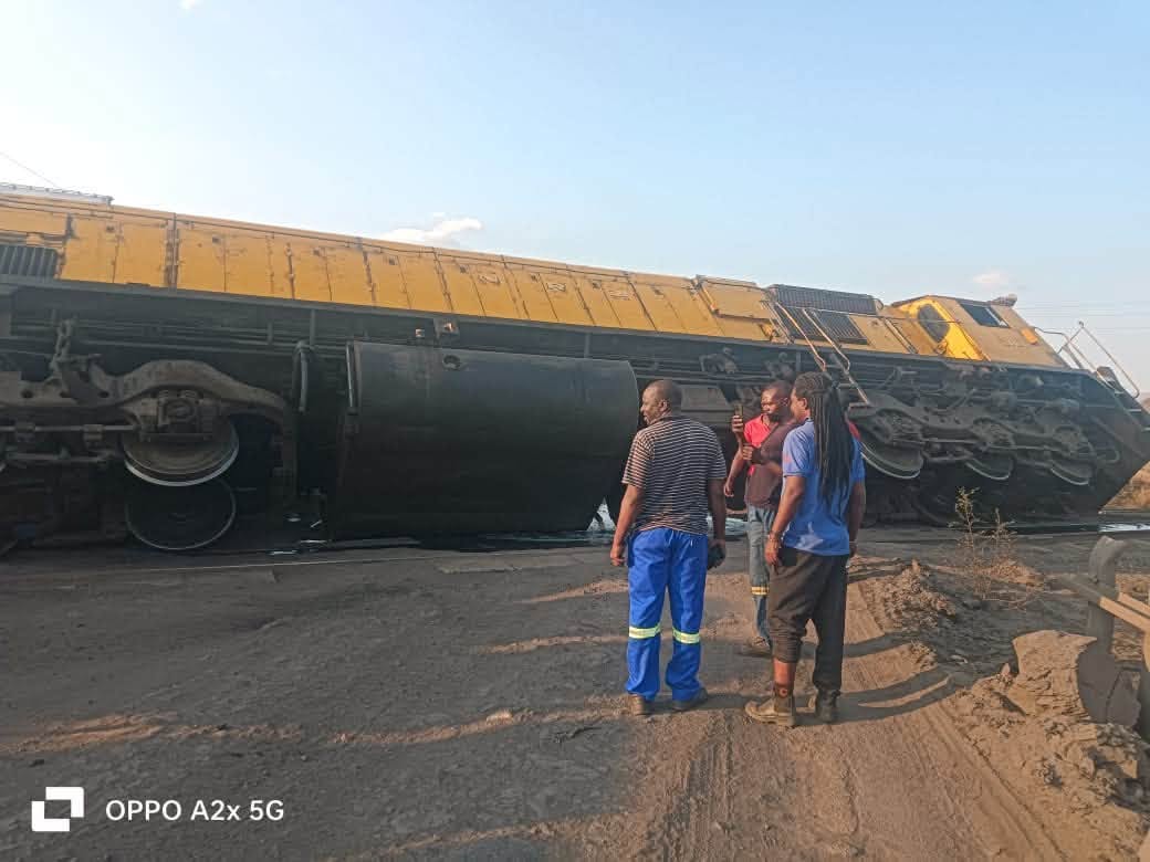 Locomotive Derails After Being Hit By Haulage Truck At Mbarira Level Crossing