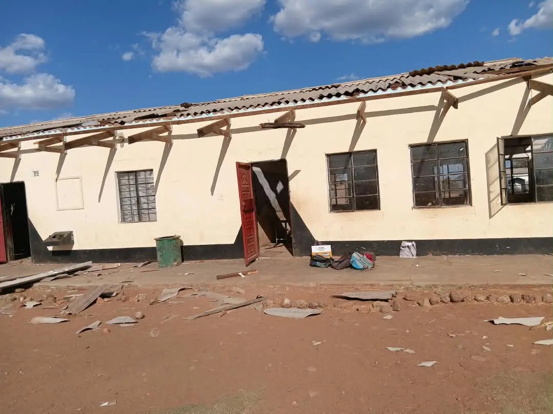Schoolchildren injured after whirlwind tears roof off classroom block