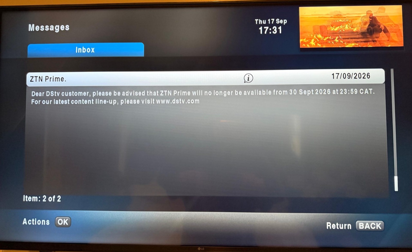 DStv to drop ZTN Prime on 30 September