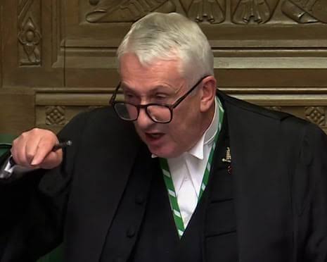 House of commons speaker lindsay hoyle